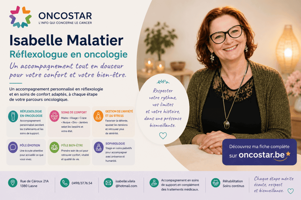 Réflexologie en oncologie : un accompagnement centré sur le confort et le bien-être