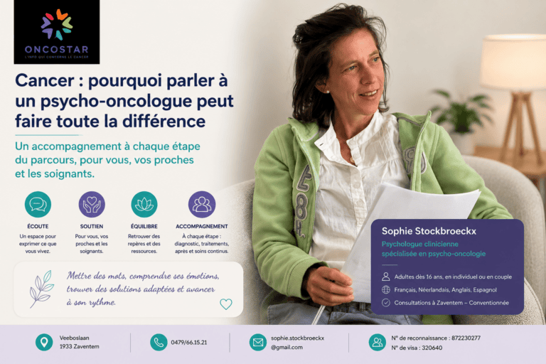 Cancer : pourquoi parler à un psycho-oncologue peut faire toute la différence