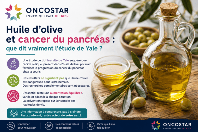 Huile d’olive et cancer du pancréas : que dit vraiment l’étude de Yale ?