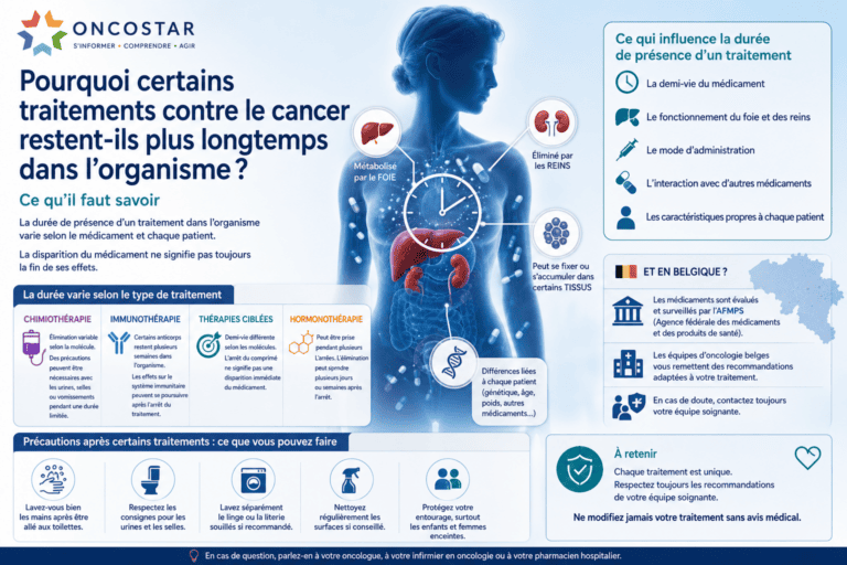 Pourquoi certains traitements contre le cancer restent-ils plus longtemps dans l’organisme ?